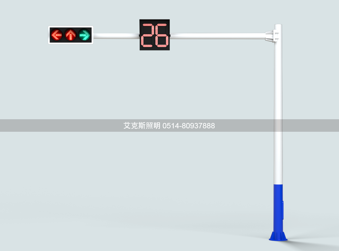 L型單懸臂圓錐度信號燈桿